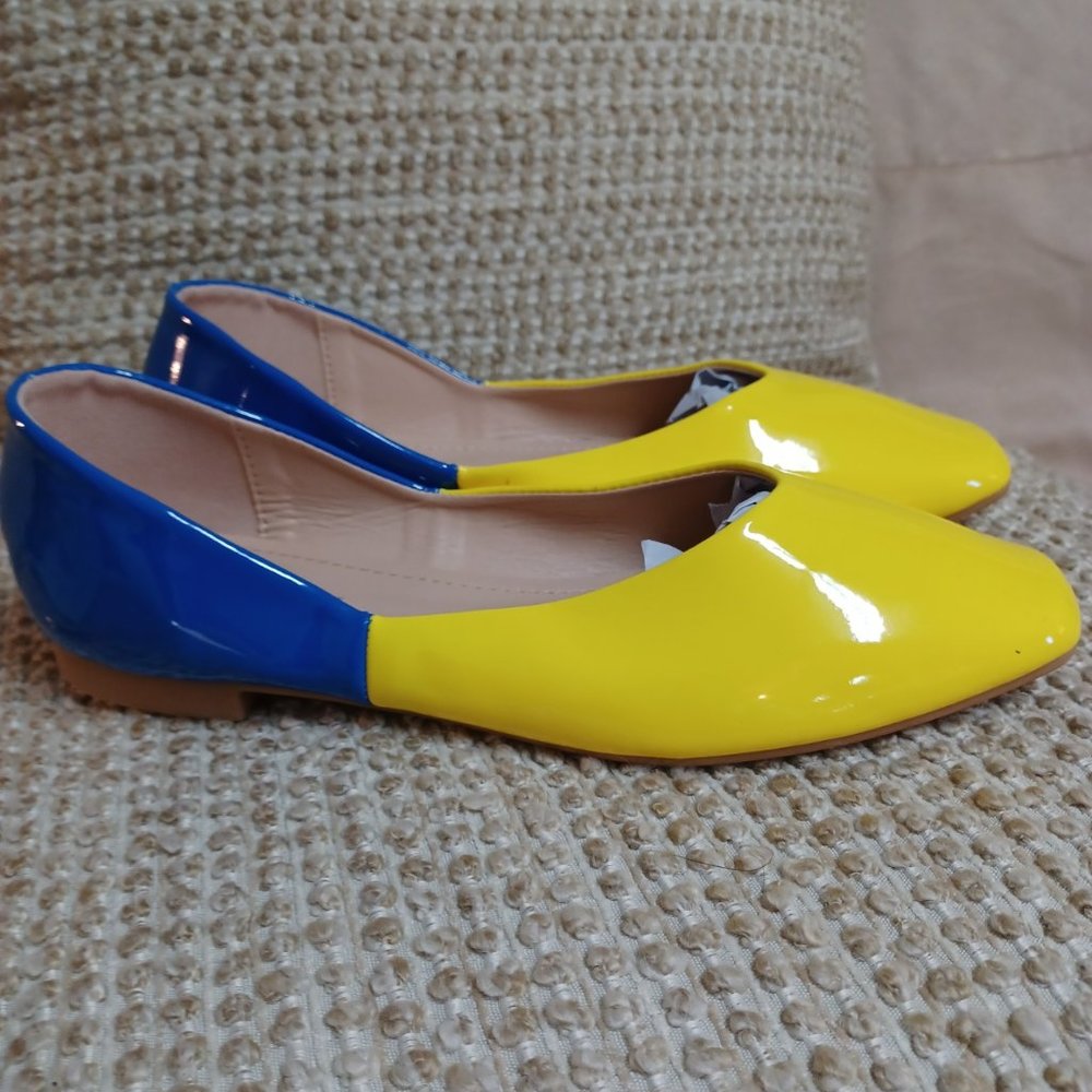 Cinak Clorafram Yellow and Blue flats (8)